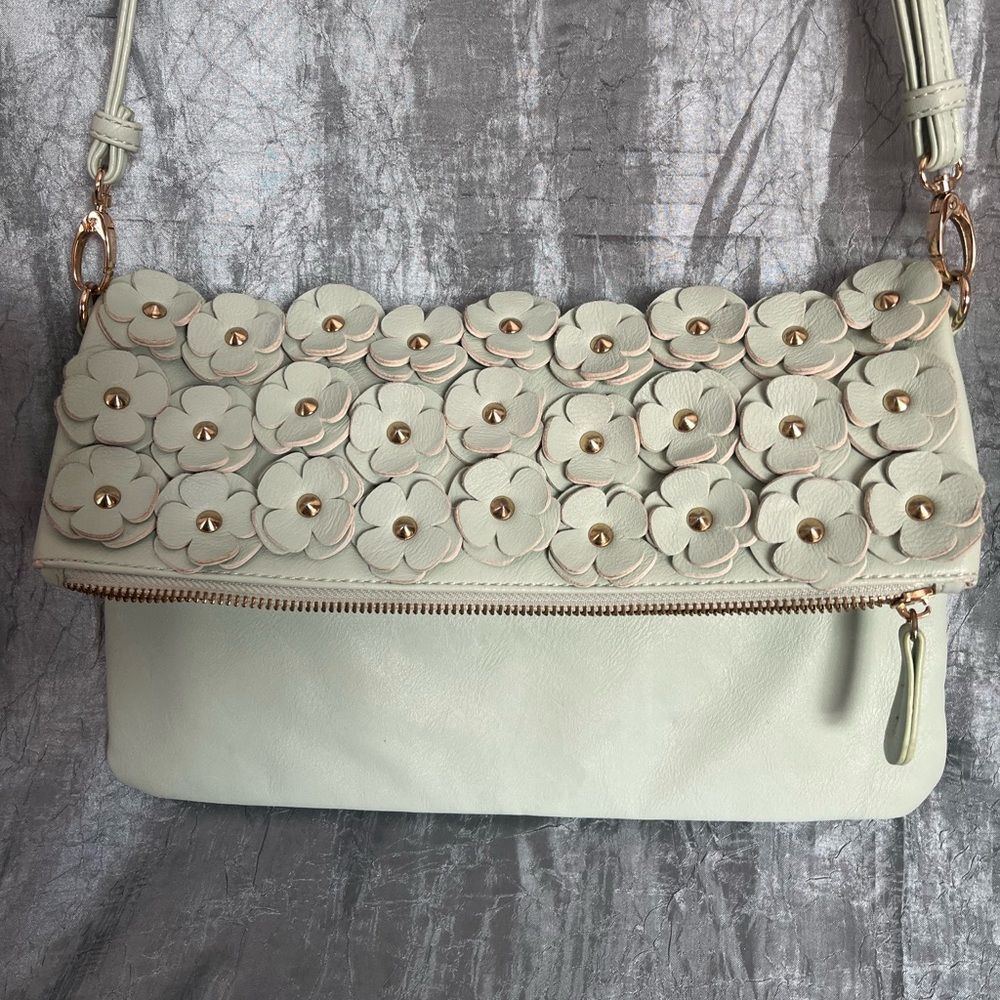 Mint green fun rétro purse